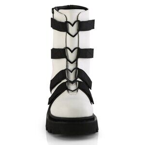 Gothic Heart Platform Ankle Boots